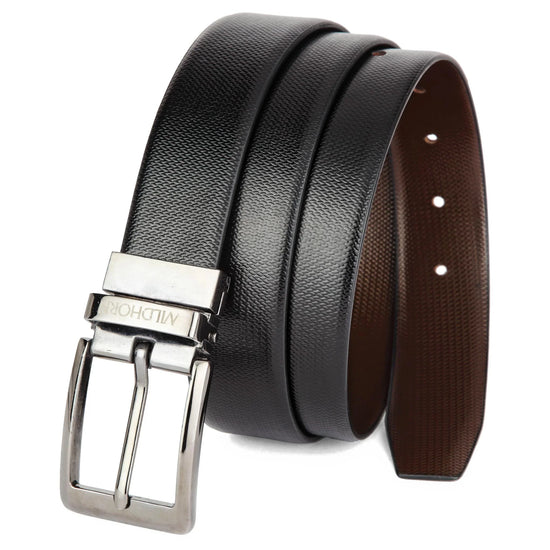 WILDHORN Premium Reversible Leather Belt for Men - WILDHORN