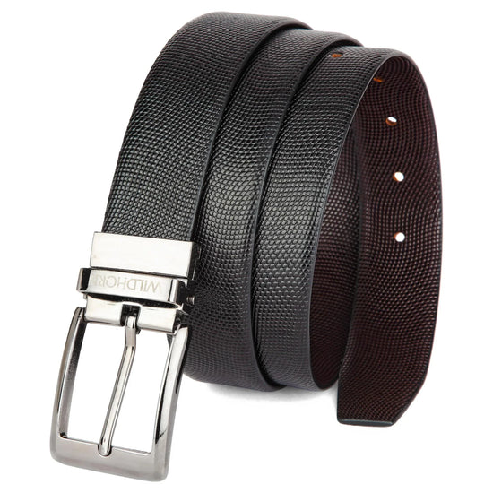 WILDHORN Premium Reversible Leather Belt for Men - WILDHORN
