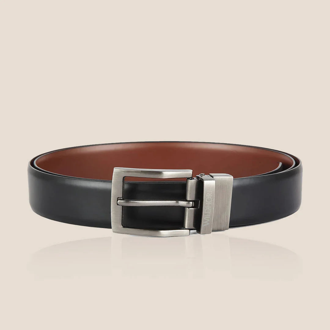 WILDHORN Premium Reversible Leather Belt for Men - WILDHORN