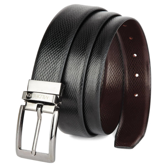 WILDHORN Premium Reversible Leather Belt for Men - WILDHORN