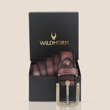 WILDHORN Top Quality Premium Leather Belt for Men - WILDHORN