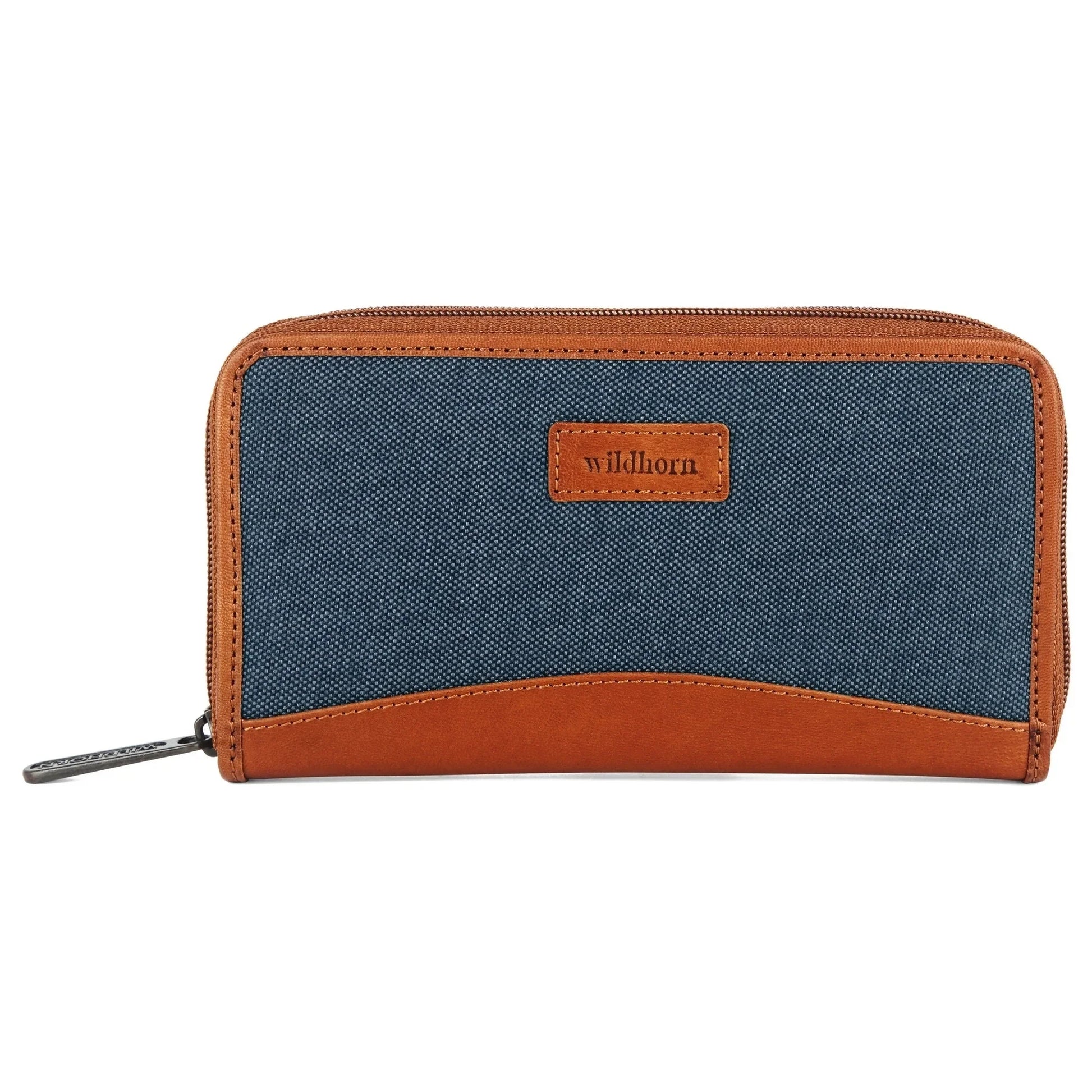 WildHorn Women's Canvas Wallet Clutch - Stylish, Spacious I Zip Around Wallet for Travel, Holds Cards, Phone, Cash. - WILDHORN