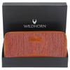 WildHorn Women's Canvas Wallet Clutch - Stylish, Spacious I Zip Around Wallet for Travel, Holds Cards, Phone, Cash - WILDHORN