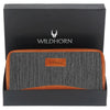 WildHorn Women's Canvas Wallet Clutch - Stylish, Spacious I Zip Around Wallet for Travel, Holds Cards, Phone, Cash - WILDHORN