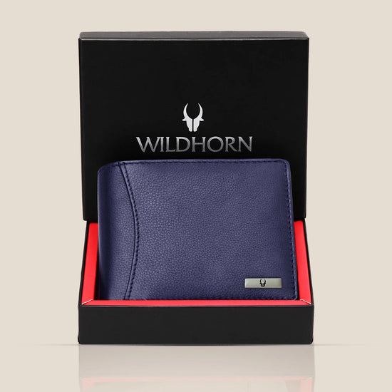 WILLIAM RFID Protected Leather Wallet for Men - WILDHORN