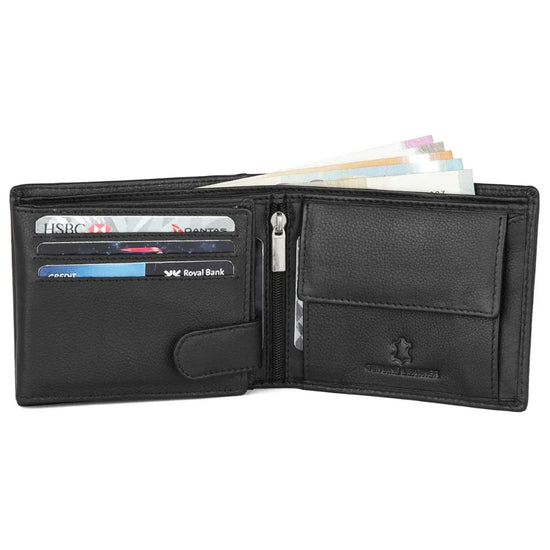 WILLIAM RFID Protected Leather Wallet for Men - WILDHORN