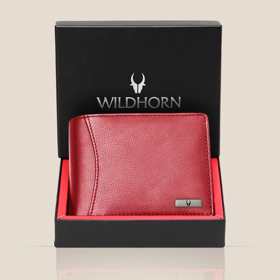 WILLIAM RFID Protected Leather Wallet for Men - WILDHORN