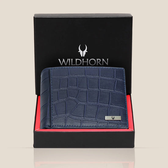 WILLIAM RFID Protected Leather Wallet for Men - WILDHORN