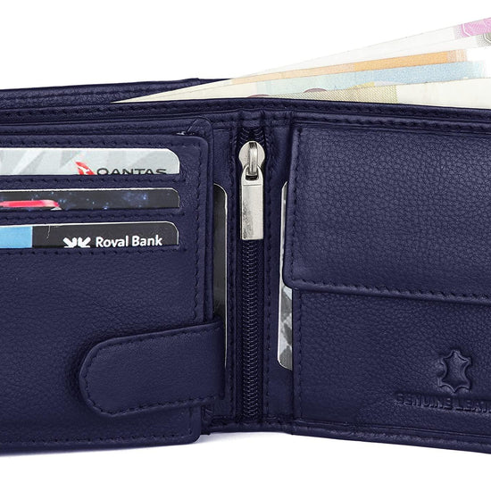 WILLIAM RFID Protected Leather Wallet for Men - WILDHORN