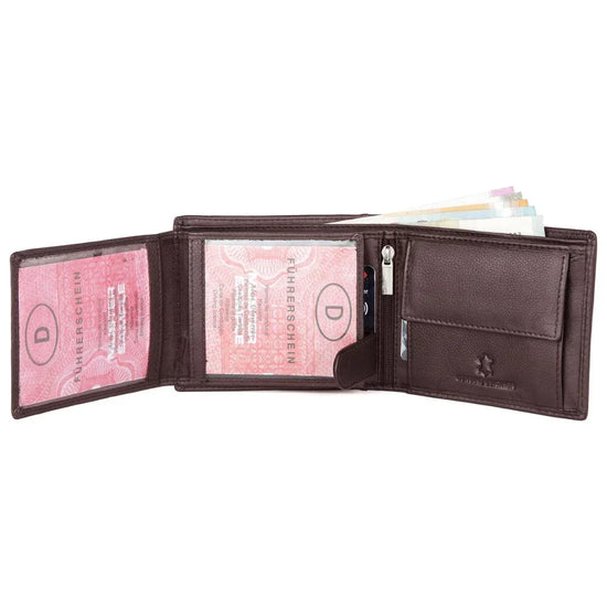 WILLIAM RFID Protected Leather Wallet for Men - WILDHORN