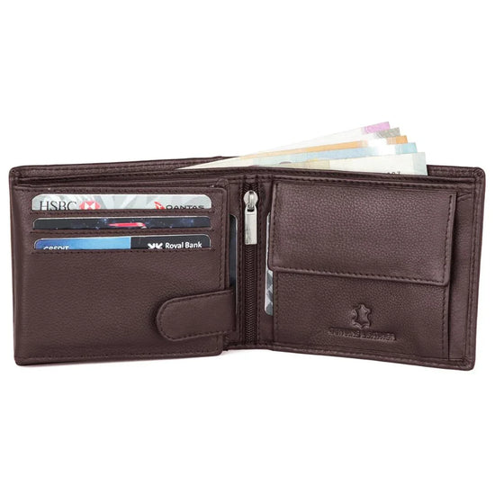 WILLIAM RFID Protected Leather Wallet for Men - WILDHORN