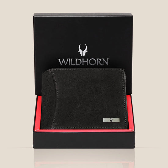 WILLIAM RFID Protected Leather Wallet for Men - WILDHORN