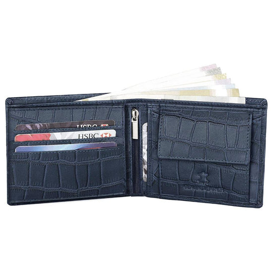 WILLIAM RFID Protected Leather Wallet for Men - WILDHORN