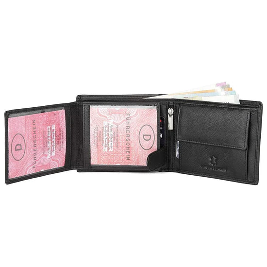 WILLIAM RFID Protected Leather Wallet for Men - WILDHORN