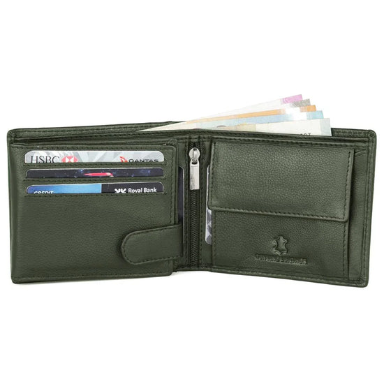WILLIAM RFID Protected Leather Wallet for Men - WILDHORN
