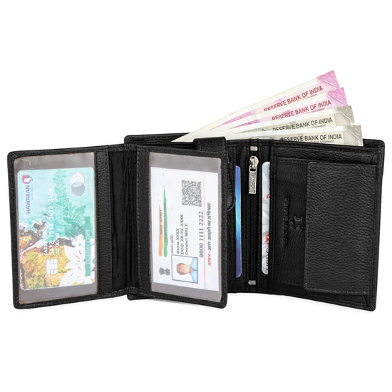 WINSTON RFID Protected Leather Wallet for Men - WILDHORN