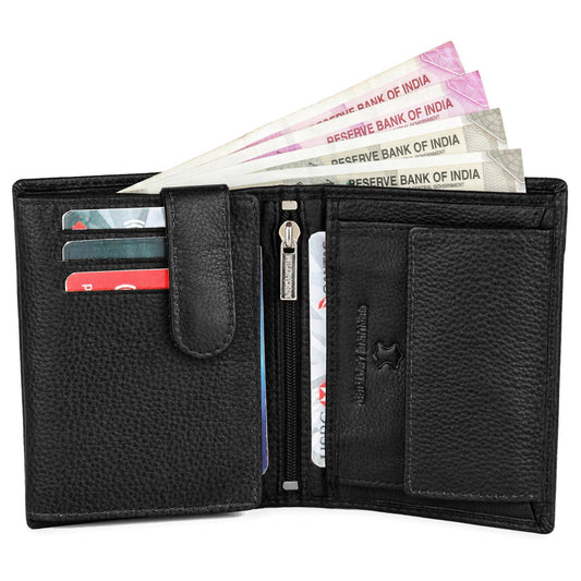 WINSTON RFID Protected Leather Wallet for Men - WILDHORN