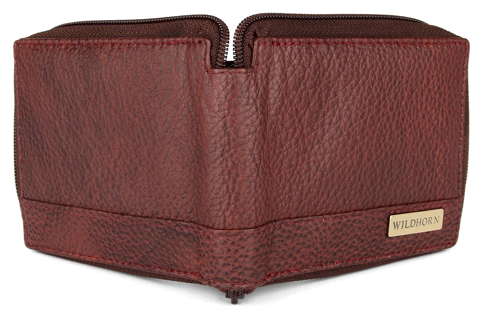 XAVIER RFID Protected Leather Wallet for Men - WILDHORN