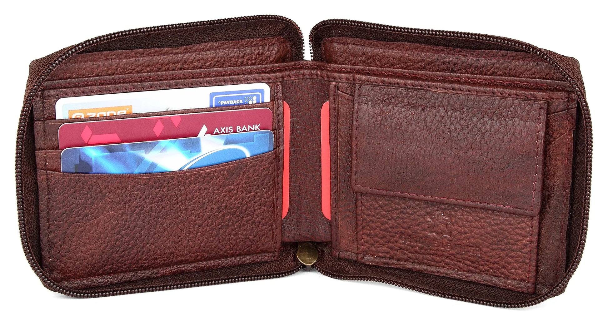 XAVIER RFID Protected Leather Wallet for Men - WILDHORN