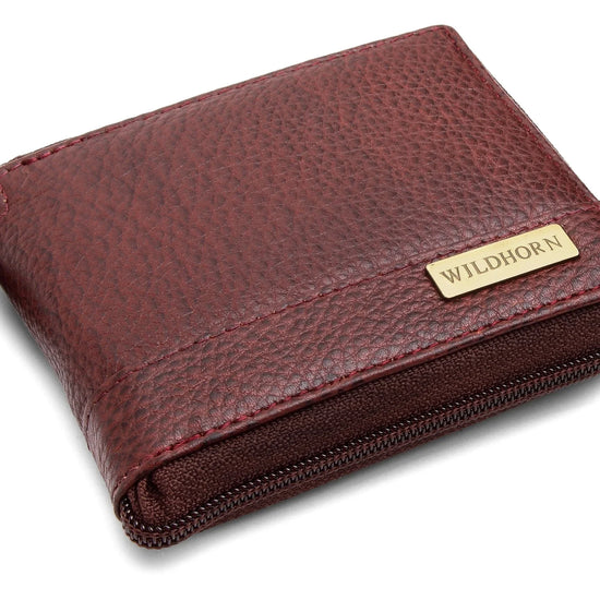XAVIER RFID Protected Leather Wallet for Men - WILDHORN