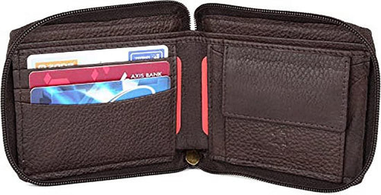 XAVIER RFID Protected Leather Wallet for Men - WILDHORN