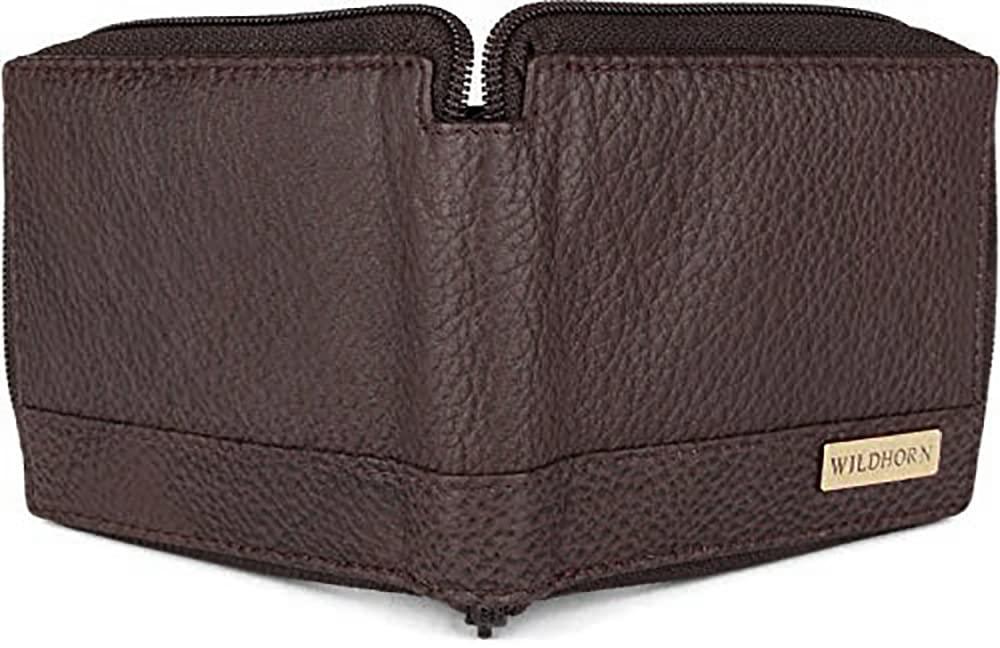 XAVIER RFID Protected Leather Wallet for Men - WILDHORN