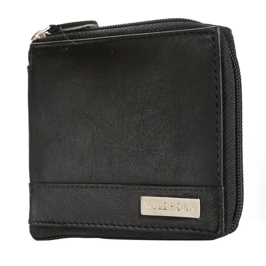 XAVIER RFID Protected Leather Wallet for Men - WILDHORN