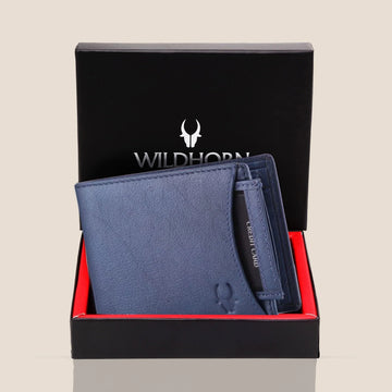 YORK RFID Protected Leather Wallet for Men - WILDHORN