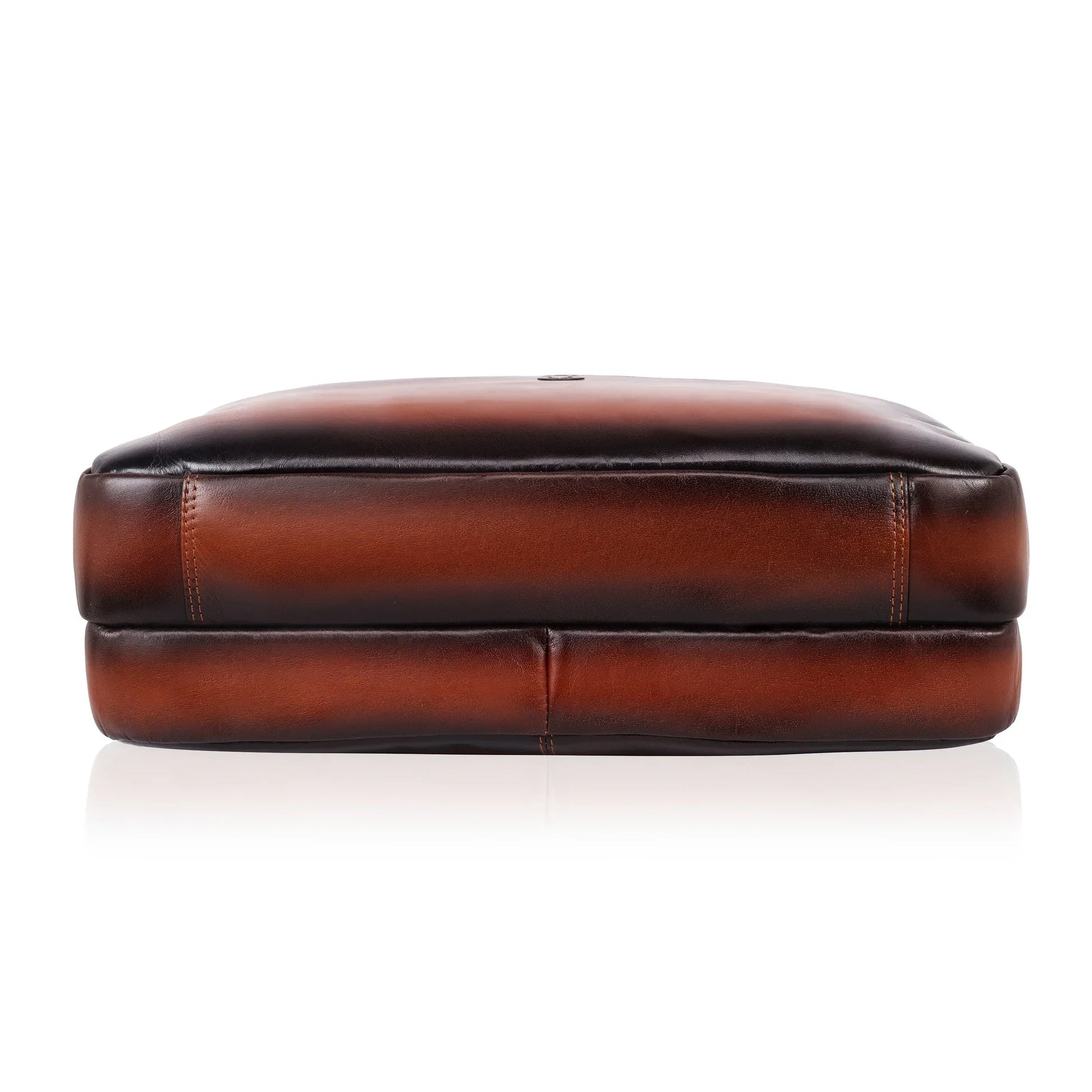 ZANDER Leather Laptop Messenger Bag for Men - WILDHORN