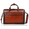 ZANDER Leather Laptop Messenger Bag for Men - WILDHORN