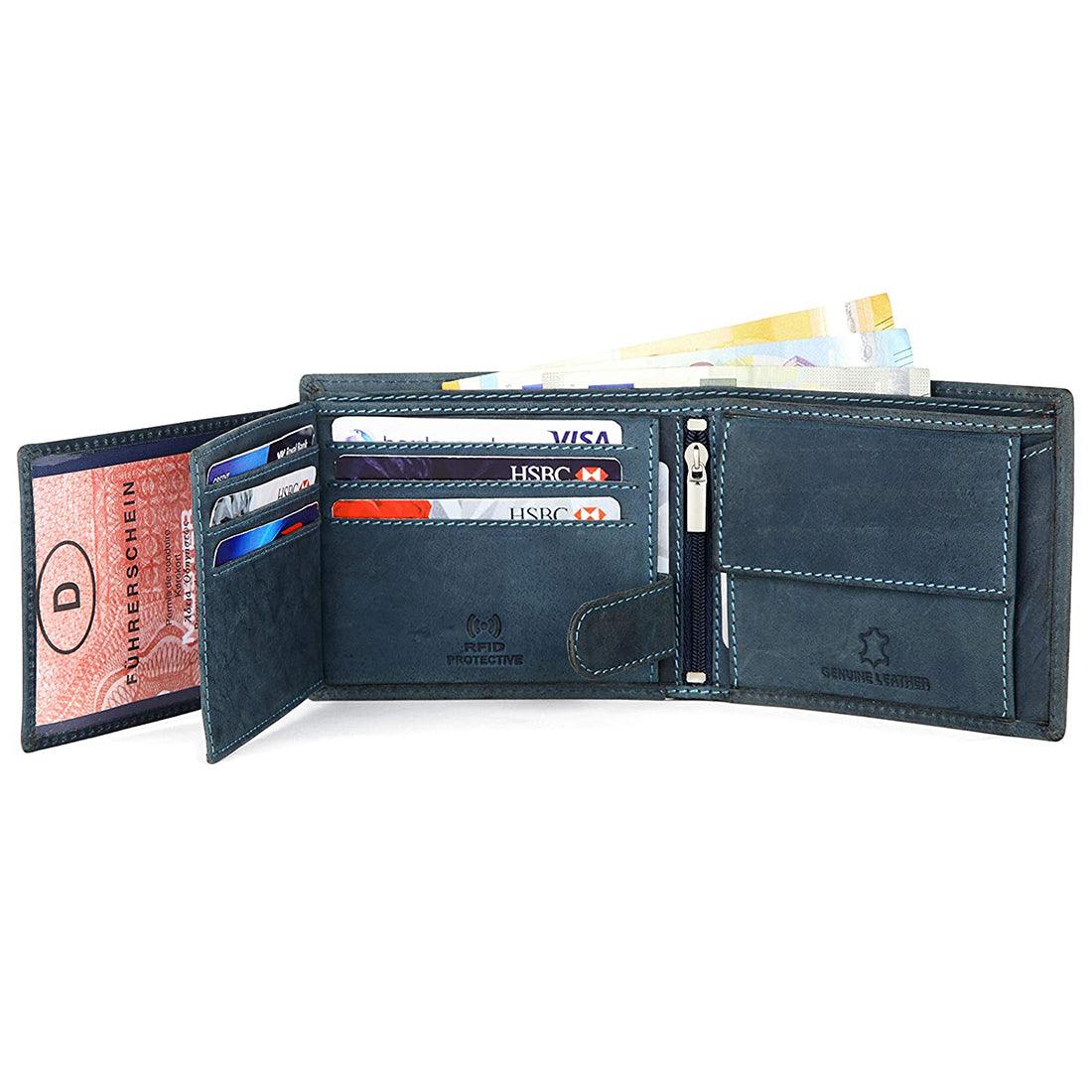 WILDHORN® RFID Protected Customizable Wallet for Gifting | Engrave with Your Name,Company Name or Initials - WILDHORN