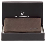 WildHorn Olivia RFID PROTECTED Genuine Leather Wallet for Women stylish|Purse for Women/Girls - WILDHORN