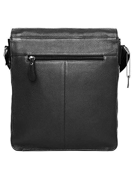 WILDHORN® Original Leather 11.5 inch Messenger Bag for Men I Multipurpose Bag I Office Bag I Travel Bag with Adjustable Strap DIMENTION : L-11.5 inch W-3 inch H-13.5 inch - WILDHORN