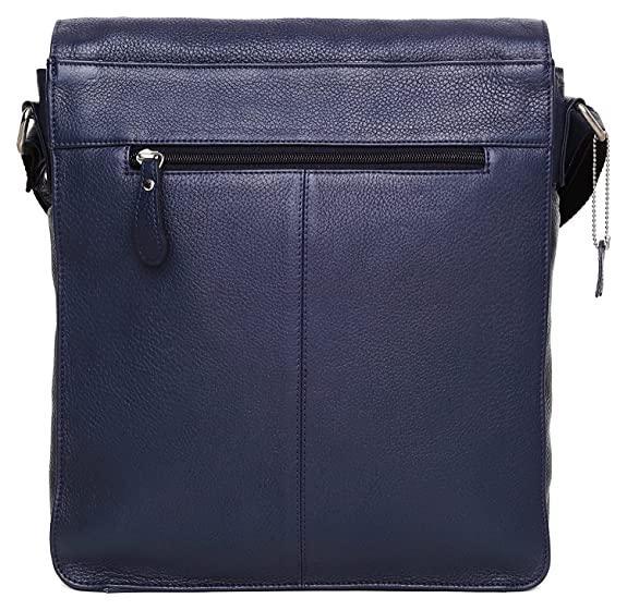 WILDHORN® Original Leather 11.5 inch Messenger Bag for Men I Multipurpose Bag I Office Bag I Travel Bag with Adjustable Strap DIMENTION : L-11.5 inch W-3 inch H-13.5 inch - WILDHORN