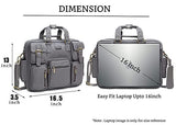 WILDHORN Leather Briefcase for Men I Computer Bag Laptop Bag I Business Travel Messenger Bag For Men l Large 16.5 Inch For Daily Use - WILDHORN