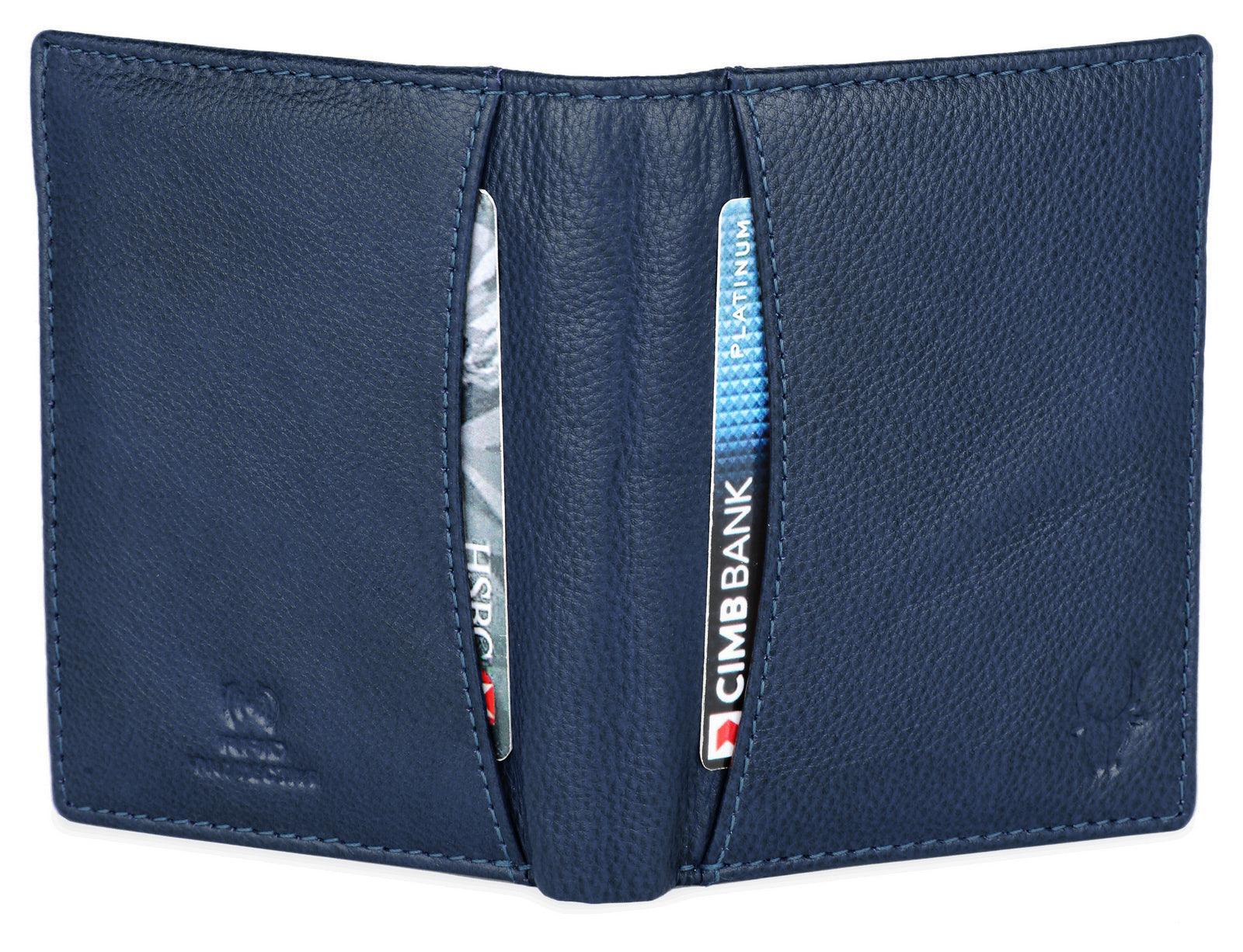 WILDHORN Top Grain Portrait Leather Wallet for Men | Ultra Strong Stitching | Handcrafted | RFID Blocking | 2 ID Slots | 11 Card Slots | Zip Compartment - WILDHORN