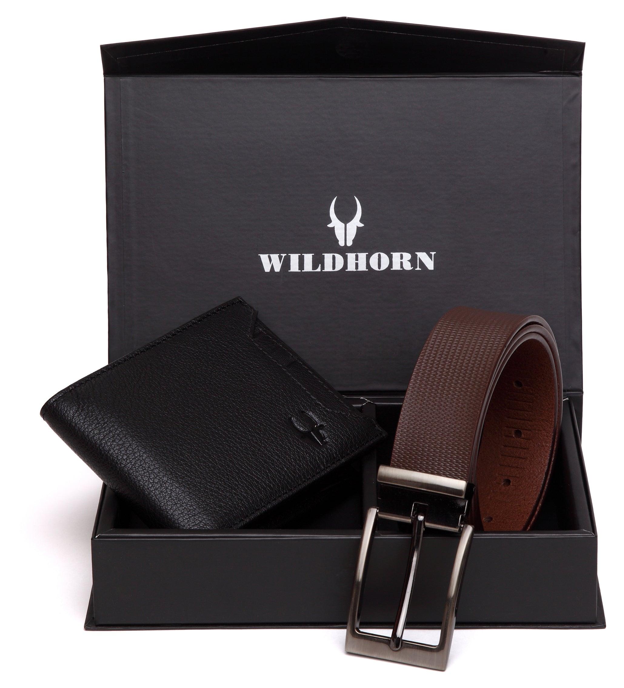 WildHorn RFID Protected Genuine High Quality Leather Wallet