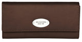 WILDHORN® RFID Protected Customizable Women's Wallet for Gifting | Engrave with Your Name,Company Name or Initials (Brown Nappa) - WILDHORN