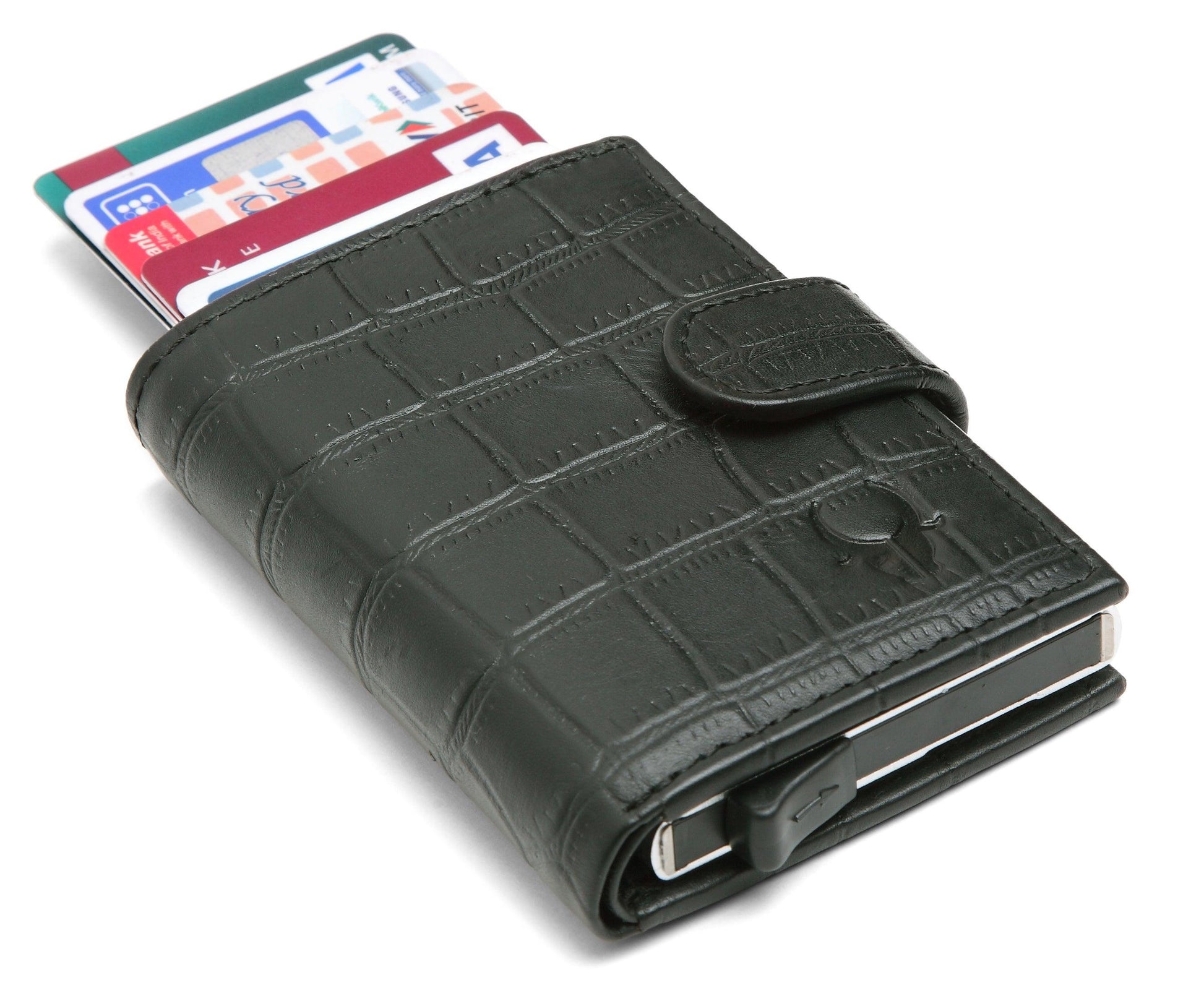 WildHorn® RFID Protected Unisex Genuine Leather Card Holder - WILDHORN