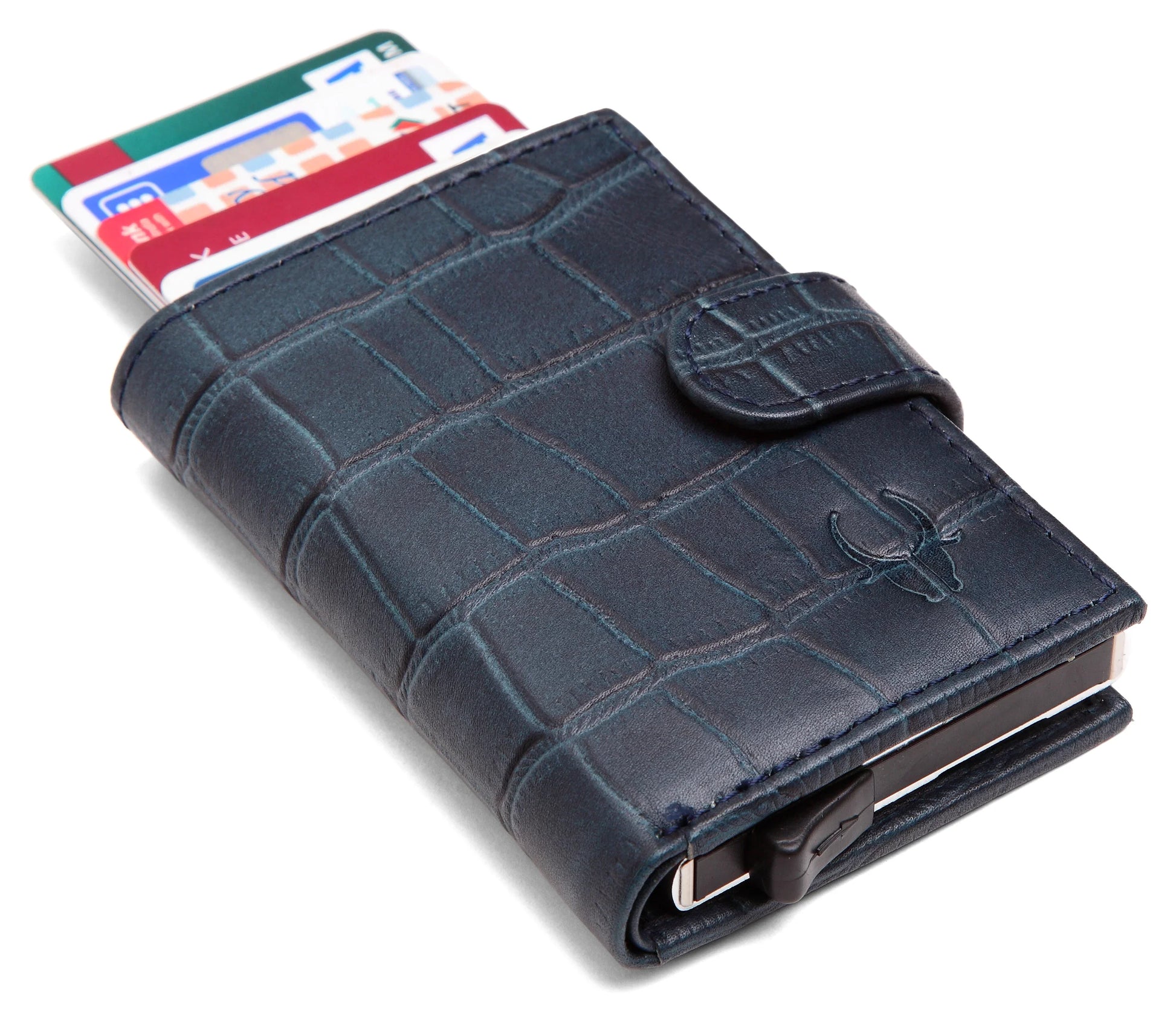 WildHorn® RFID Protected Unisex Genuine Leather Card Holder - WILDHORN