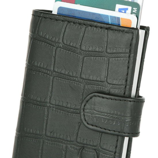 WildHorn® RFID Protected Unisex Genuine Leather Card Holder - WILDHORN