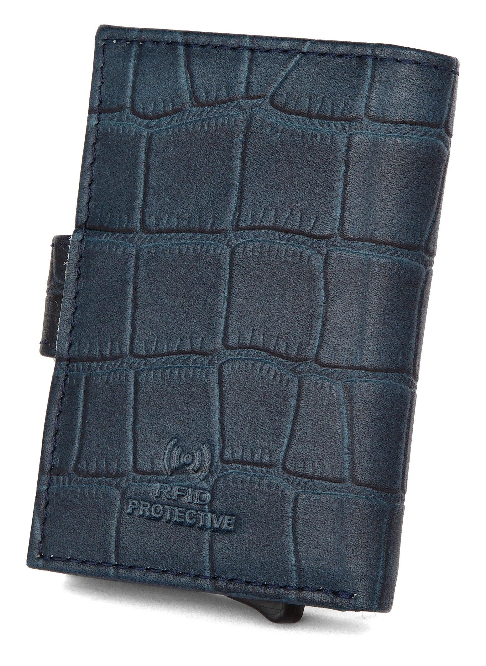 WildHorn® RFID Protected Unisex Genuine Leather Card Holder - WILDHORN