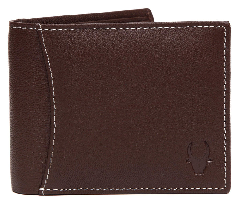 RFID Protected Genuine High Quality Brown Leather Wallet & Classic Belt Combo for Men - WILDHORN