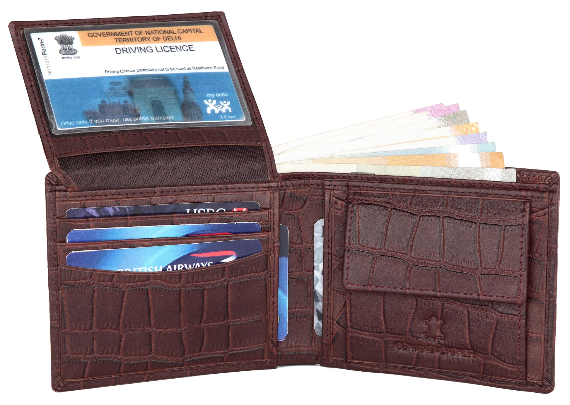 WildHorn® RFID Protected Custom Engraved Personalized High Quality Mens Leather Wallet for Gifting - WILDHORN
