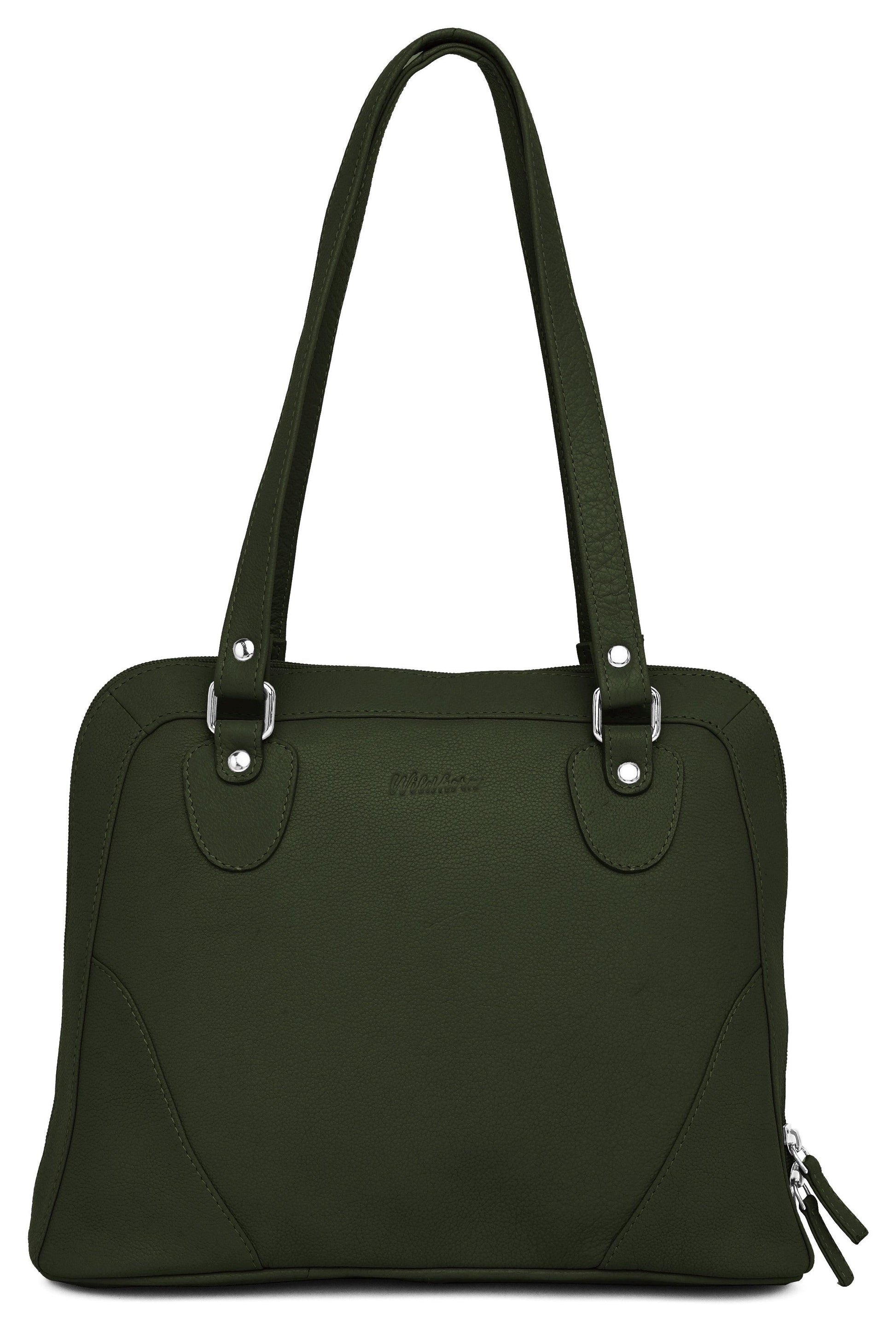 WildHorn® Upper Grain Genuine Leather Shoulder Bag for Girls & Women. - WILDHORN