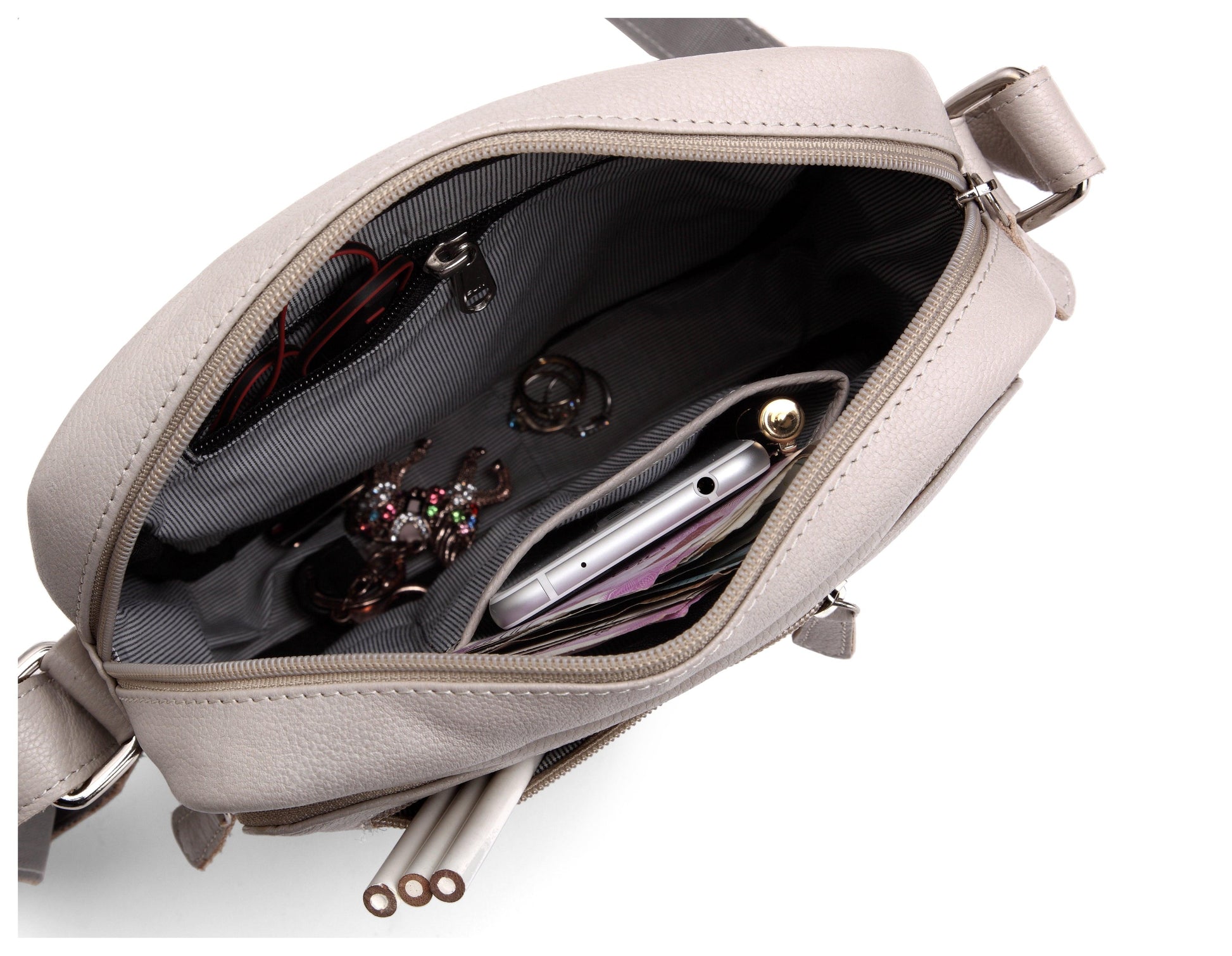 WILDHORN® Genuine Leather Ladies Sling Bag | Crossbody Bag|Shoulder Bag with Adjustable Strap for Girls & Women - WILDHORN