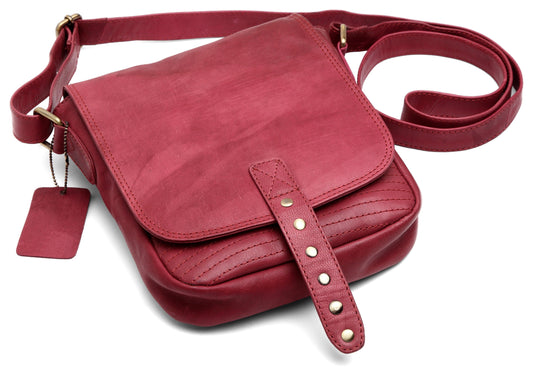 WILDHORN® Leather Crossbody Bag for Women- Small Vintage Crossover Fashion Purse Long Over the Shoulder Sling For Everyday - WILDHORN