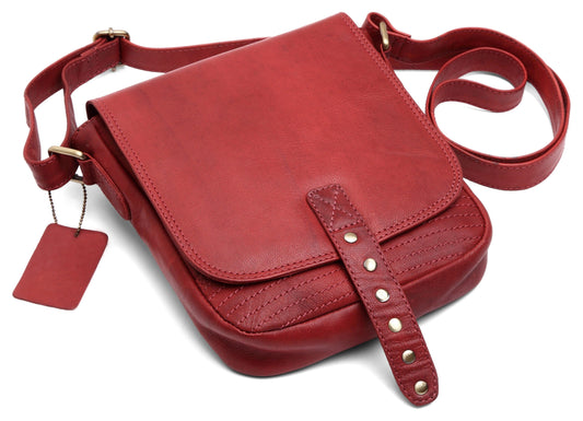 WILDHORN® Leather Crossbody Bag for Women- Small Vintage Crossover Fashion Purse Long Over the Shoulder Sling For Everyday - WILDHORN
