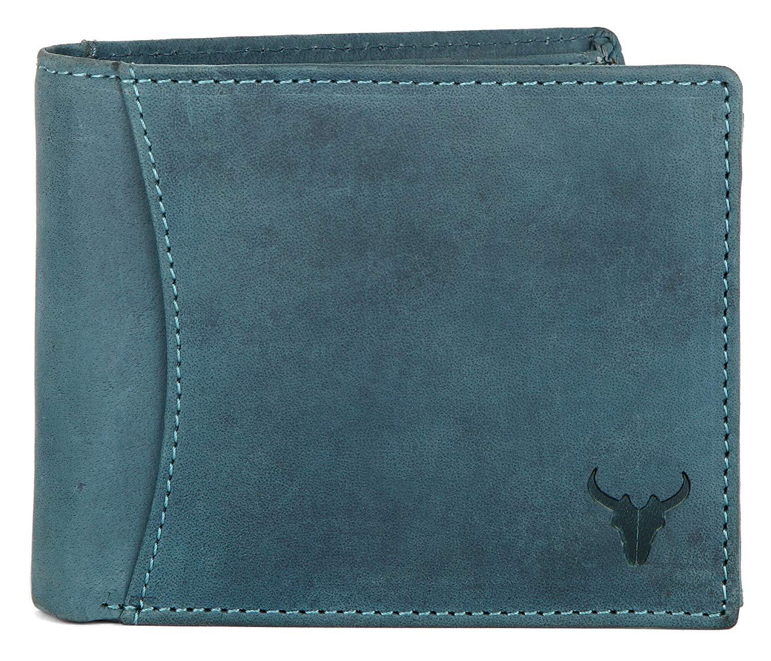 Napa Hide Blue Men's Wallet (NPH009 BLU HNTR) - WILDHORN