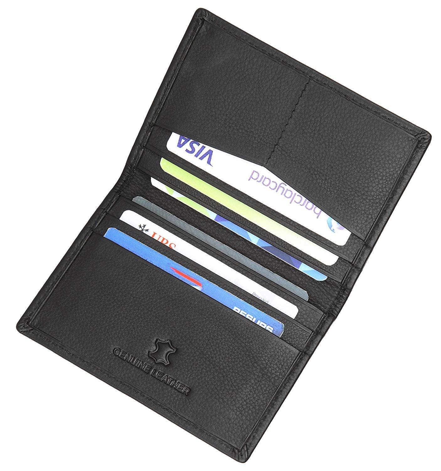 Napa Hide Black Men's Wallet (NPHCRD001 BLK) - WILDHORN
